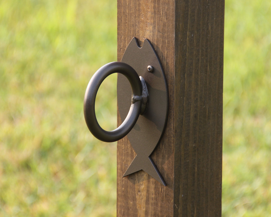 Fish Nautical Rope Fence Bracket | Madison Iron and Wood on www ...