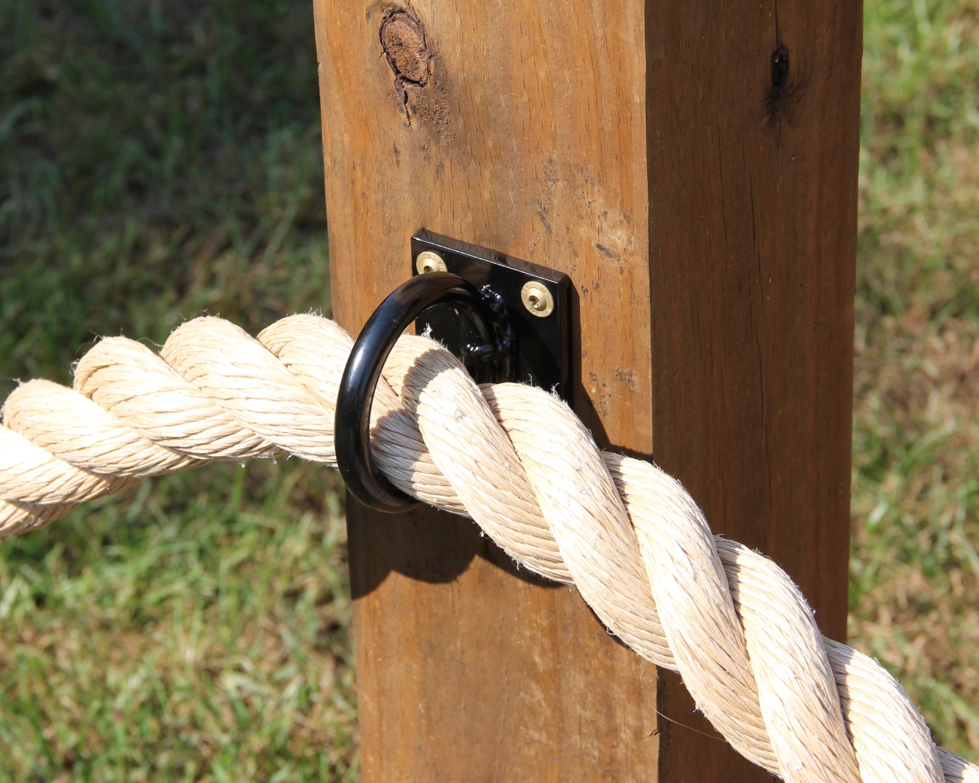 Heavy Duty Rope Fence Bracket | Madison Iron and Wood on www ...