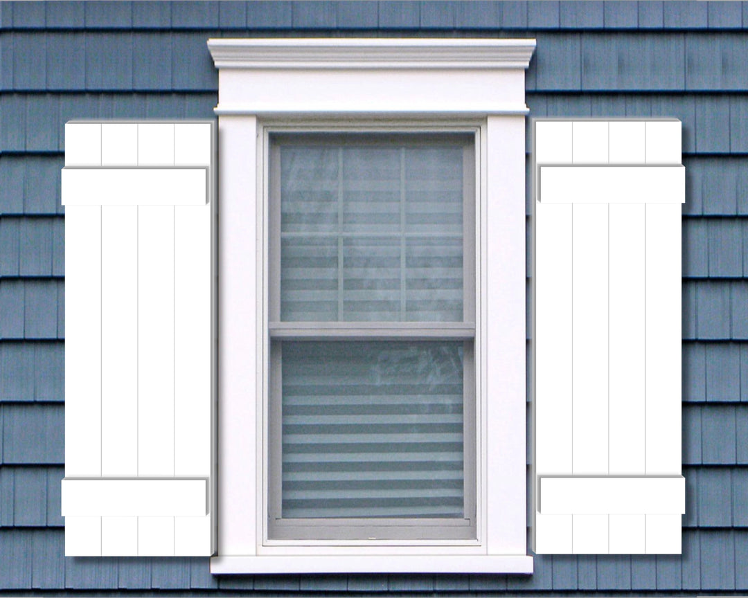 Weather Resistant Plastic Window Shutters (Sold in Pairs) - exteriorplastics - Mailbox Accessories - plastic fencing - coastal decoration - nautical decorations - beach house decorations - Florida landscaping - coastal landscaping - nautical landscaping - nautical fences - nautical gates - home improvement - home decor - fencing and barriers