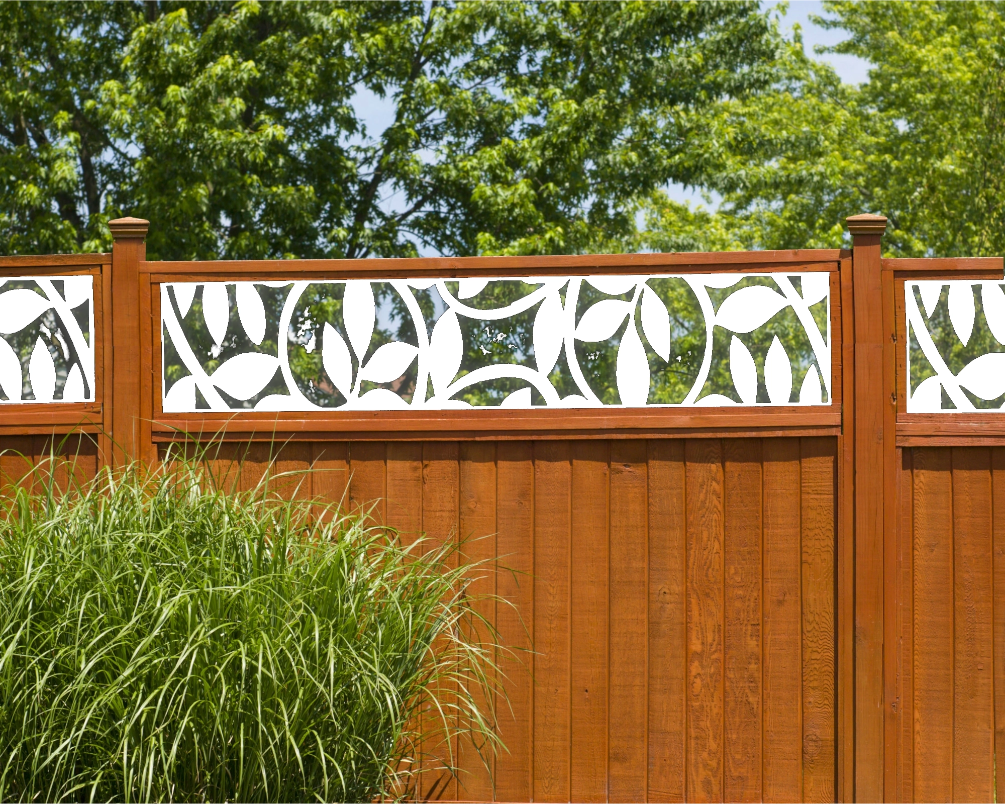 Vine Pattern Fence Insert - Exterior Plastics – exteriorplastics