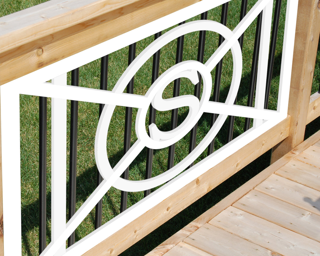 Custom Monogram Fence Panel Insert, Durable Decorative and Desirable ...