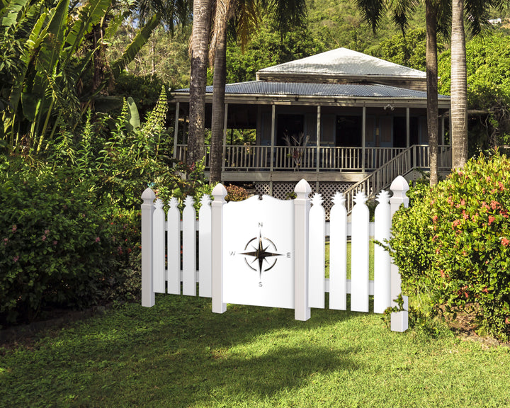 Compass Gate Sign Plastic Nautical Compass Gate, Durable Decorative and Desirable, marine ...