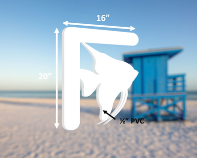 Angle Fish Mailbox Bracket, Weather Resistant Plastic - exteriorplastics - Mailbox Accessories
