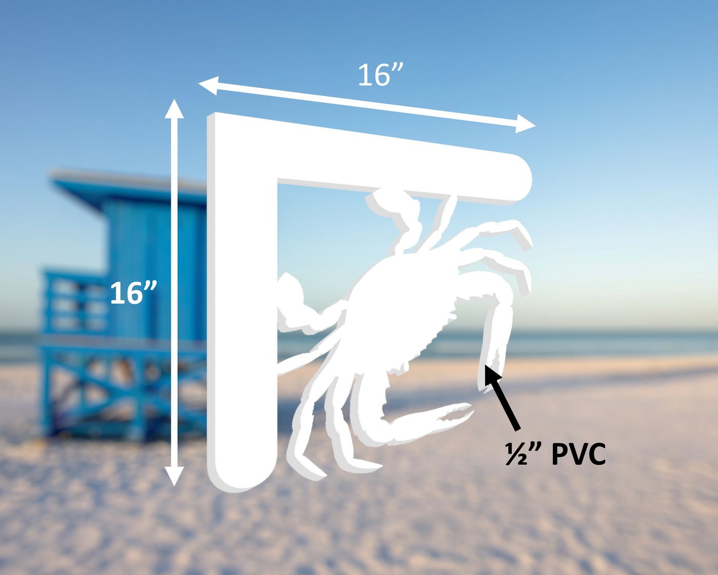 Crab Mailbox Bracket, Weather Resistant Plastic - exteriorplastics - Mailbox Accessories