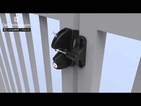 D@D Technologies - LokkLatch, Locking Gate Gravity Latch